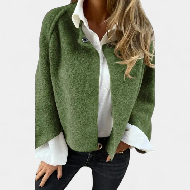 TESS | Modern Wool Cardigan