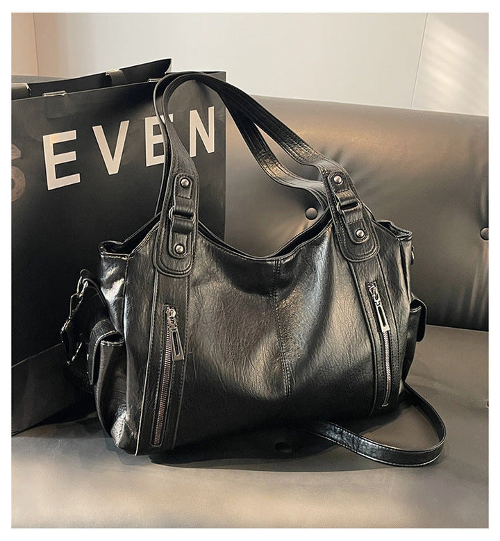 NOEMIE | Classic Leather Tote Bag
