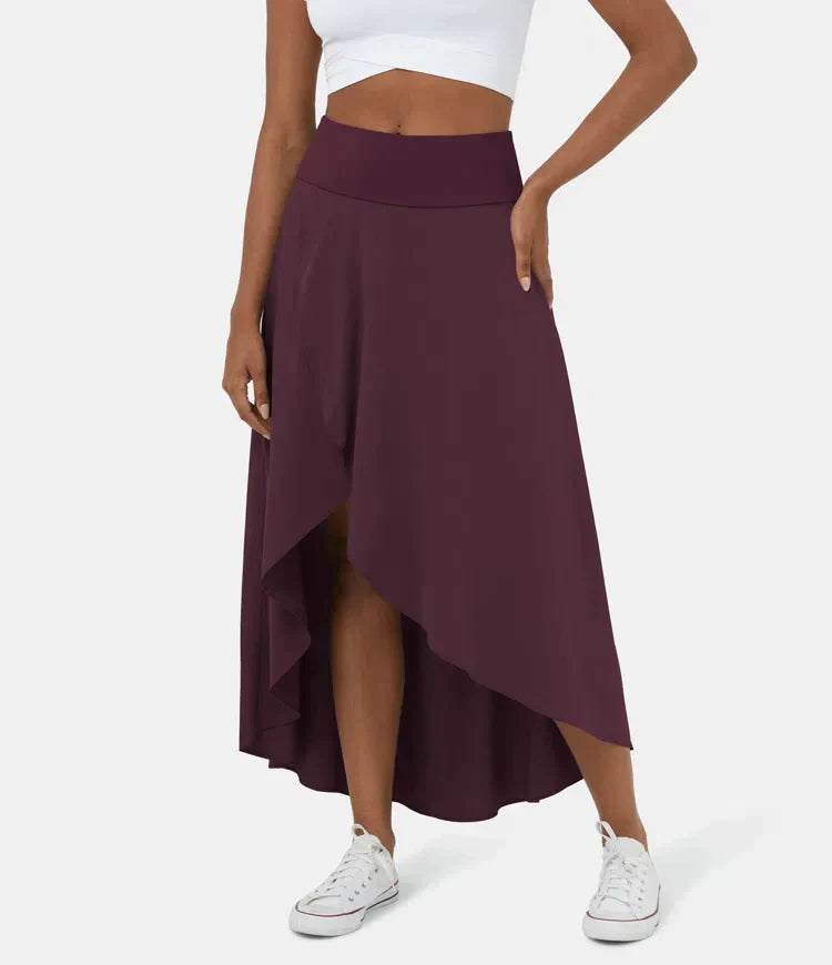 AMELIE | Elegant Asymmetric Midi Skirt