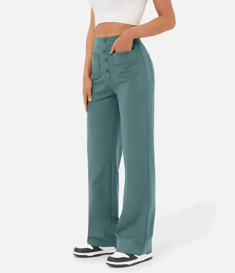 ARIA | High-waisted Elastic Trousers