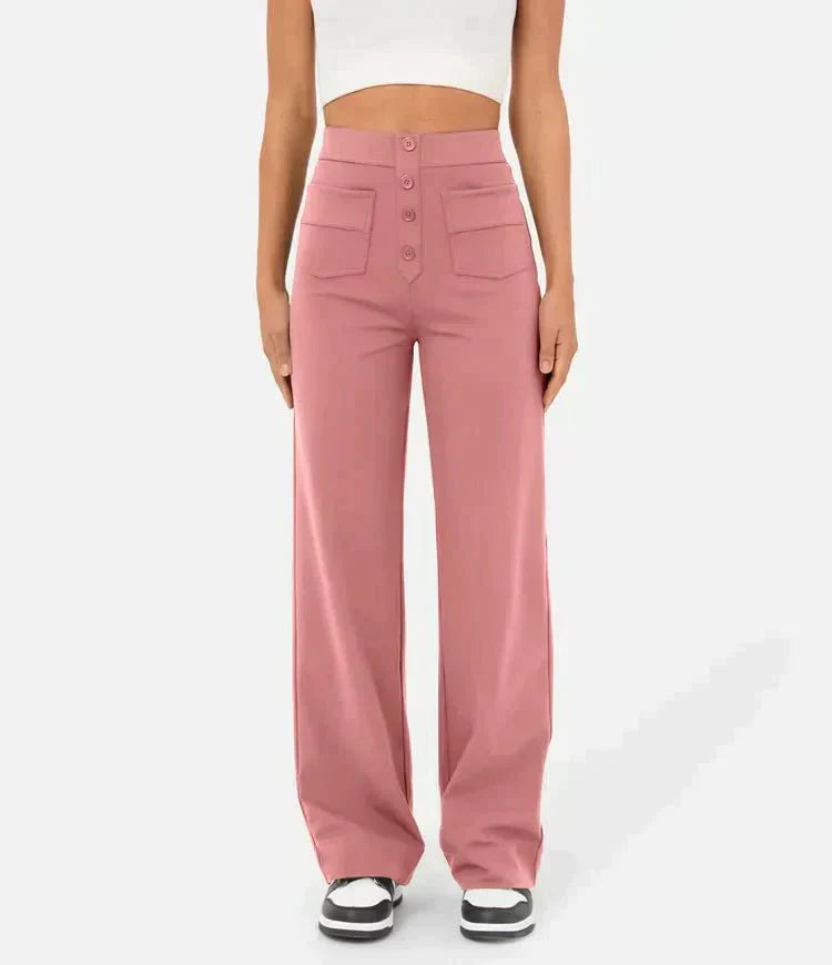 ARIA | High-waisted Elastic Trousers