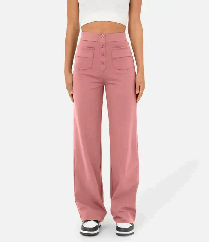 ARIA | High-waisted Elastic Trousers