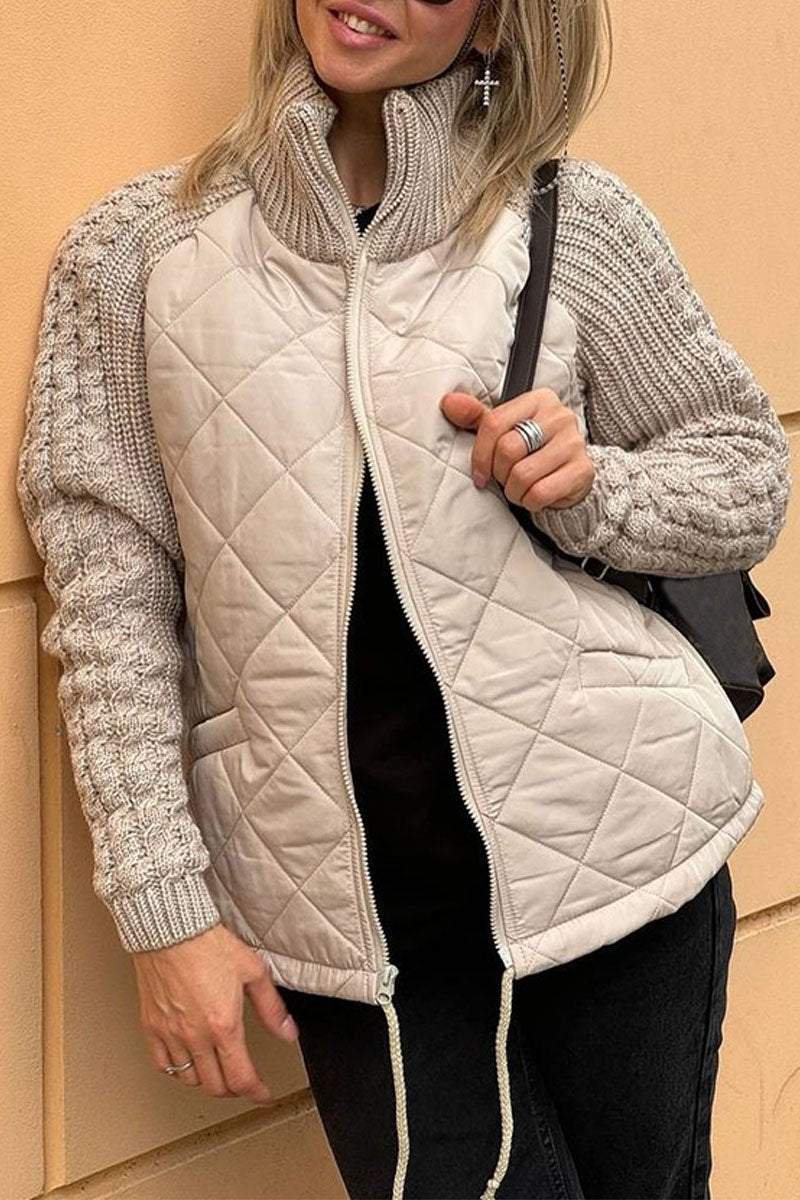 REINA | Quilted Knit Jacket