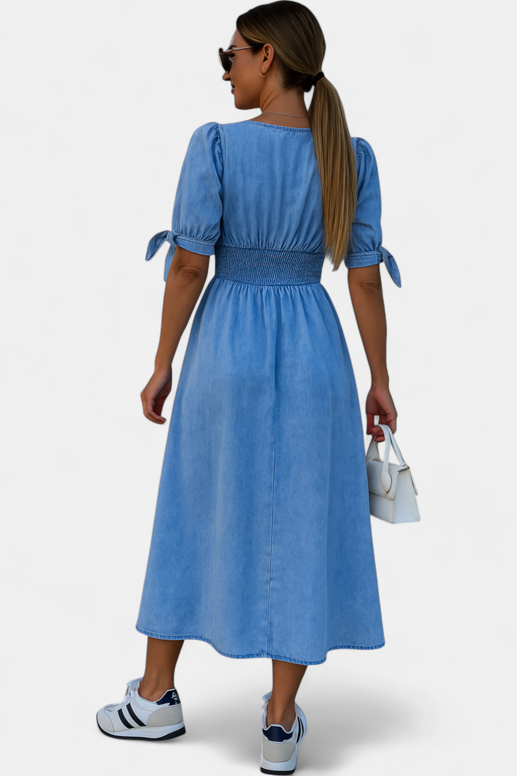 JULIET | Shiny Denim Dress