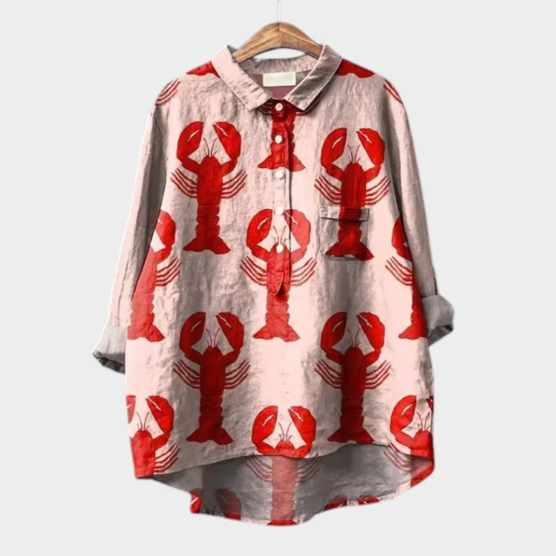 TALLIE | Relaxed Printed Blouse