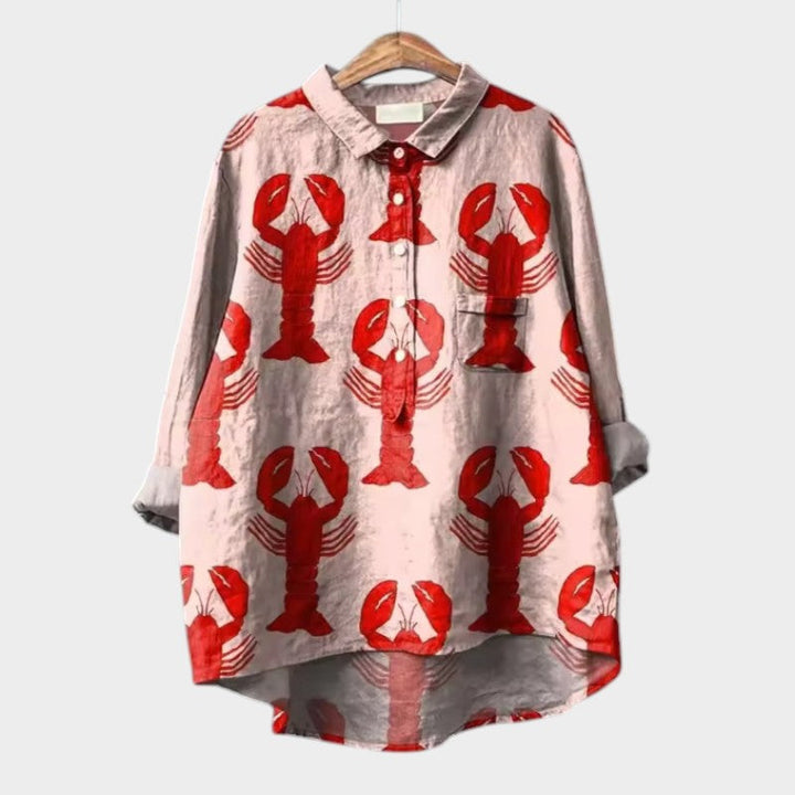 TALLIE | Relaxed Printed Blouse