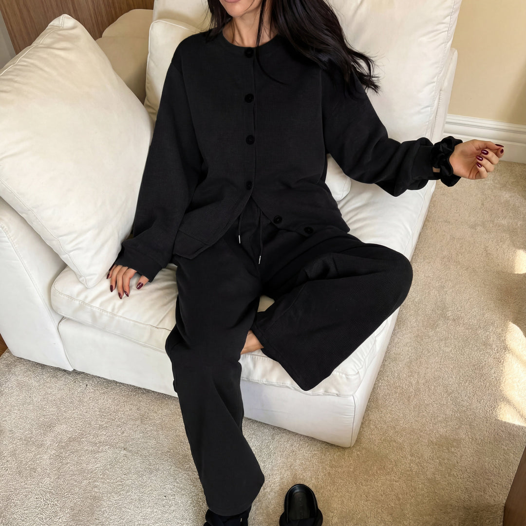 MAISIE | Relaxed Button-Up Two-Piece Set
