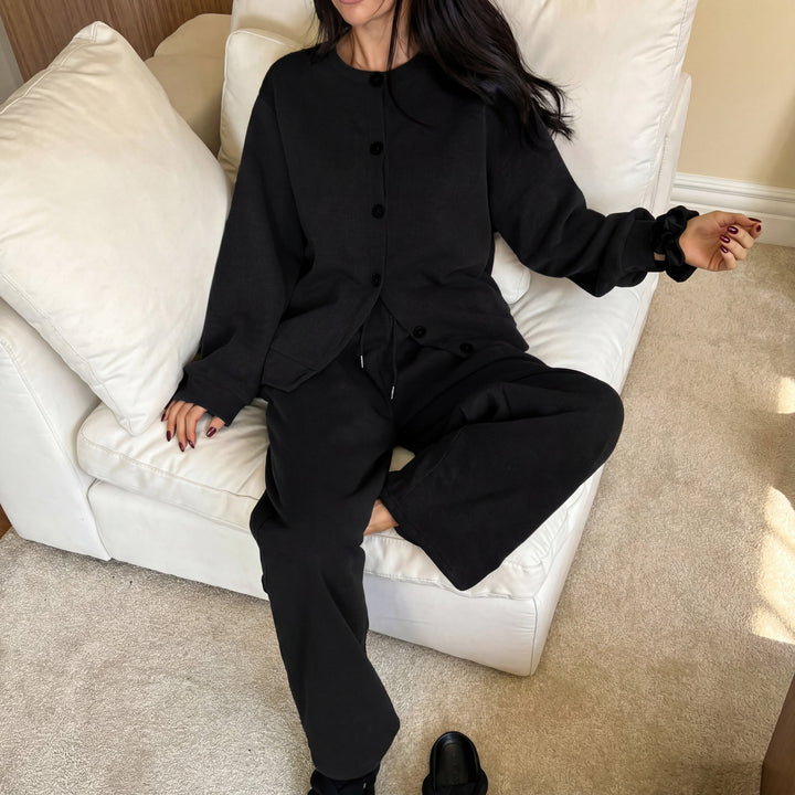 MAISIE | Relaxed Button-Up Two-Piece Set