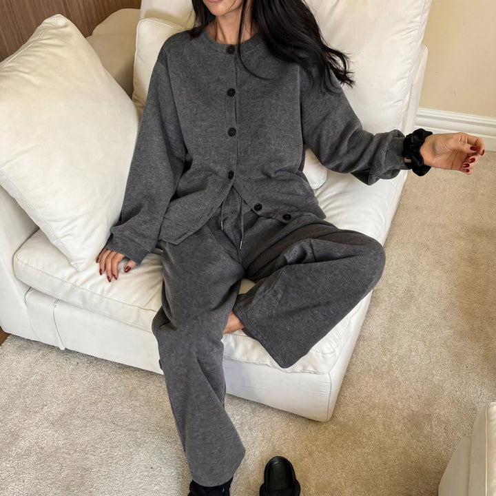 MAISIE | Relaxed Button-Up Two-Piece Set