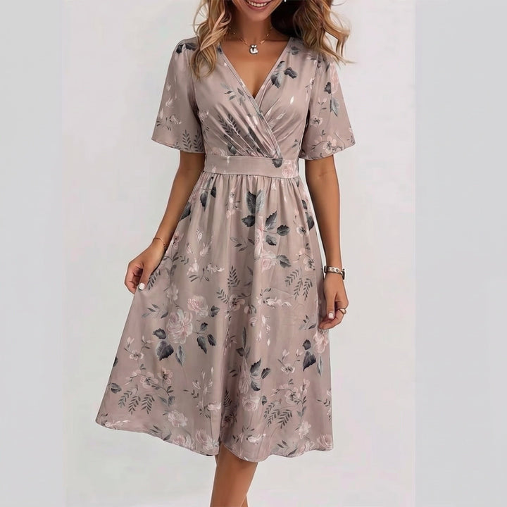 LAVINA | Vibrant Boho Midi Dress