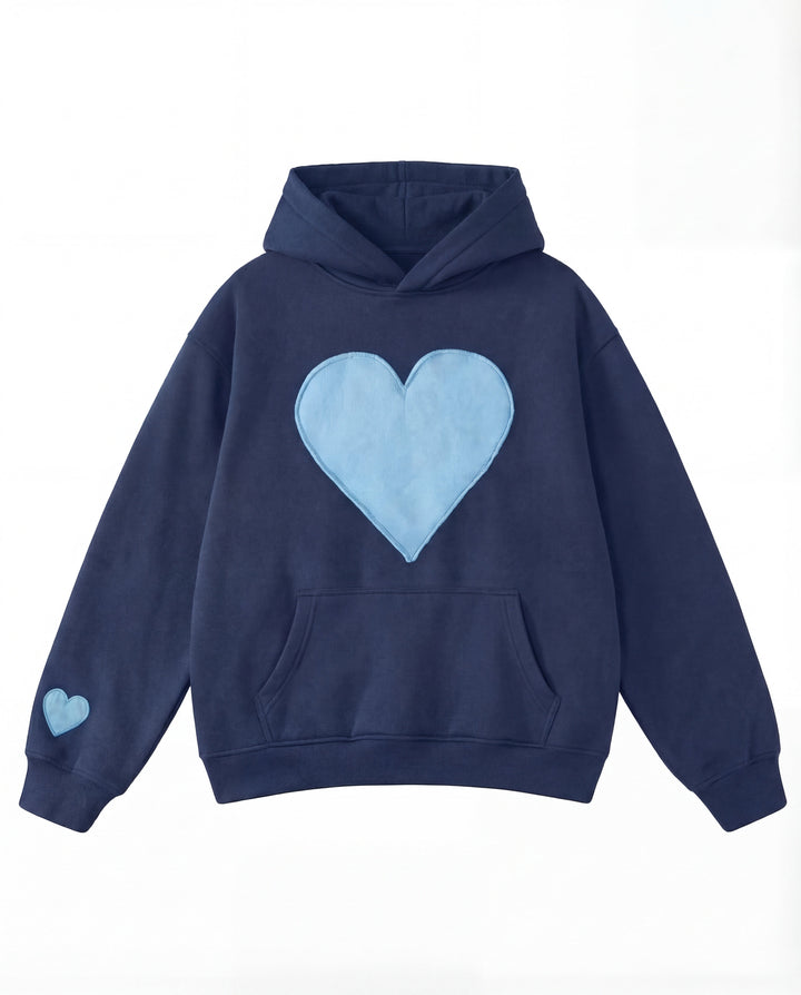 CANDACE | Oversized Heart Design Pullover