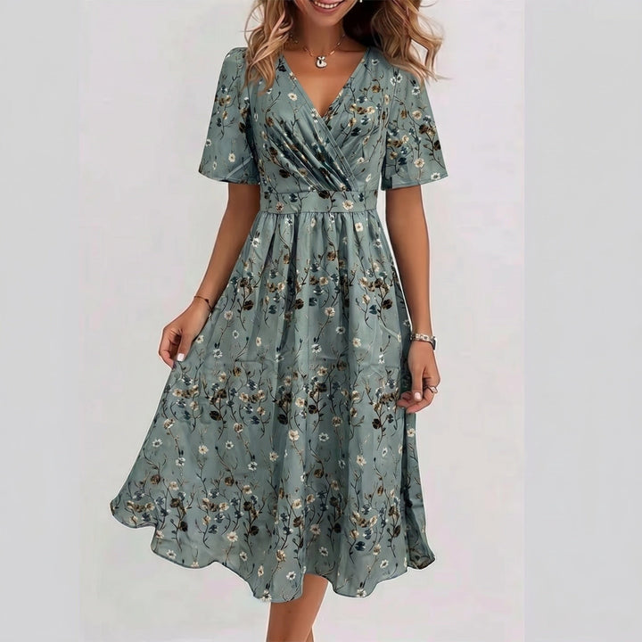 LAVINA | Vibrant Boho Midi Dress