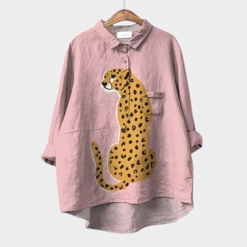 TALLIE | Relaxed Printed Blouse