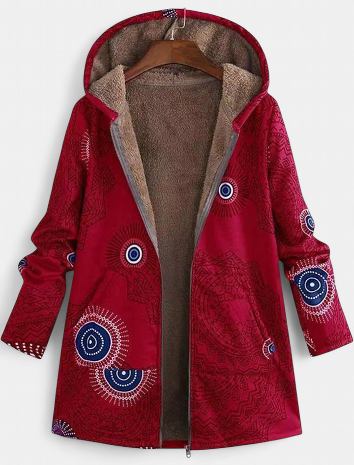 ZAHARA | Artistic Fleece-Lined Jacket