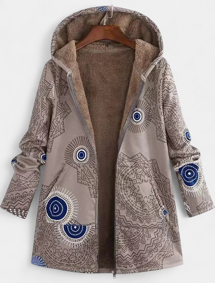 ZAHARA | Artistic Fleece-Lined Jacket