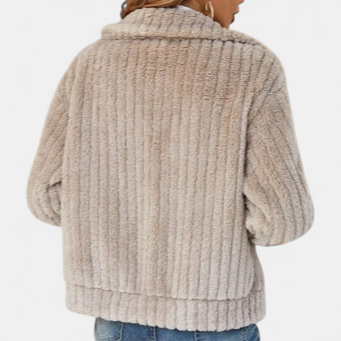 GENEVIEVE | Stylish Sherpa Jacket