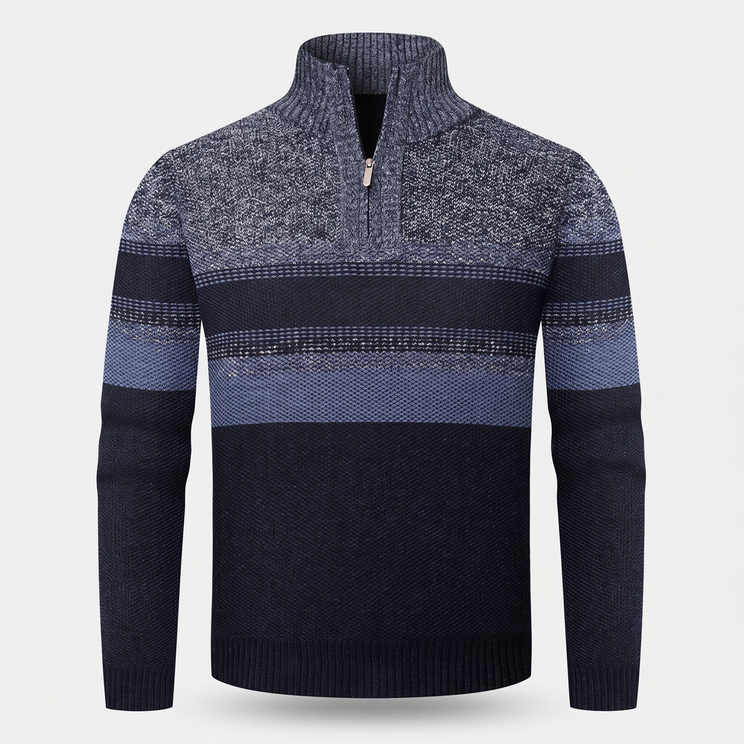 Rayé bleu marine