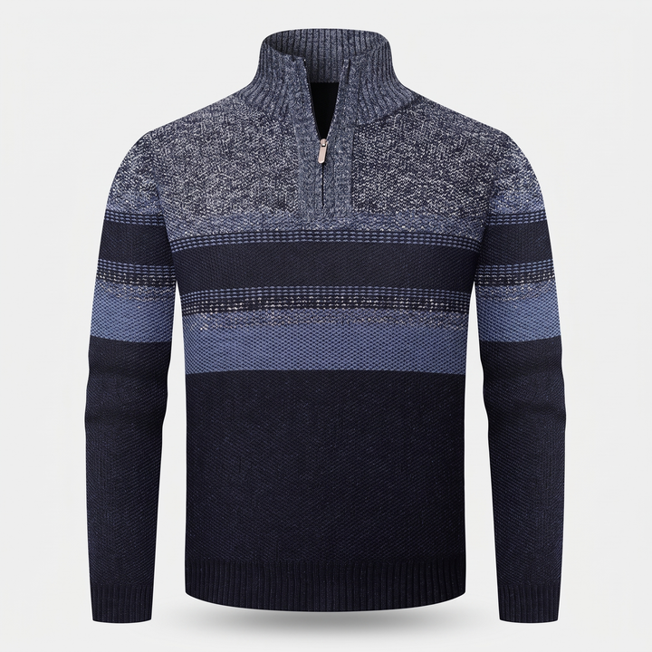 Rayé bleu marine