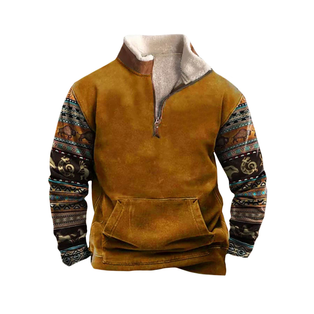 Moutarde motif animal tribal