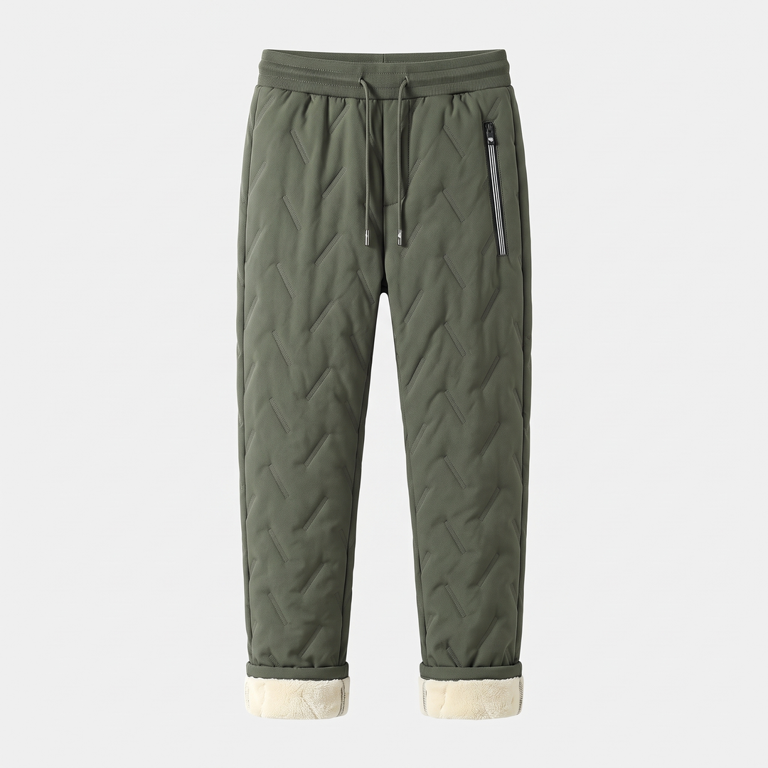 Vert olive jambe droite