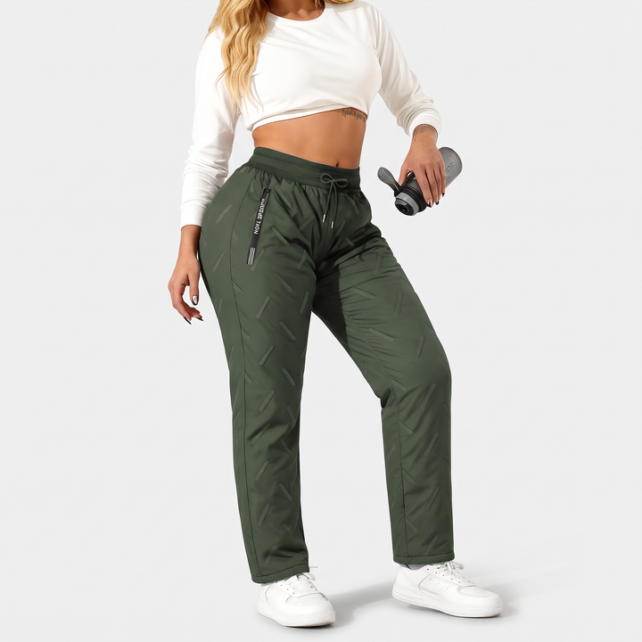 Vert olive jambe droite