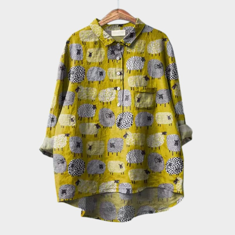 TALLIE | Relaxed Printed Blouse