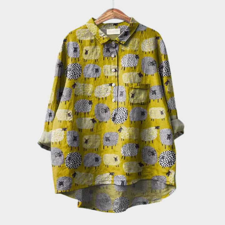 TALLIE | Relaxed Printed Blouse