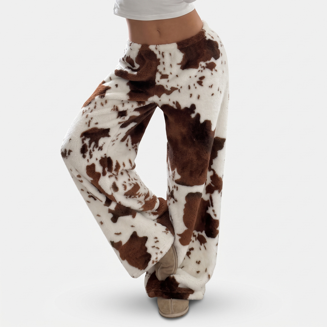 Imprimé vache marron